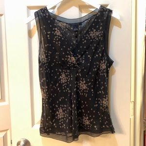 The Limited Sheer Sleeveless Blouse